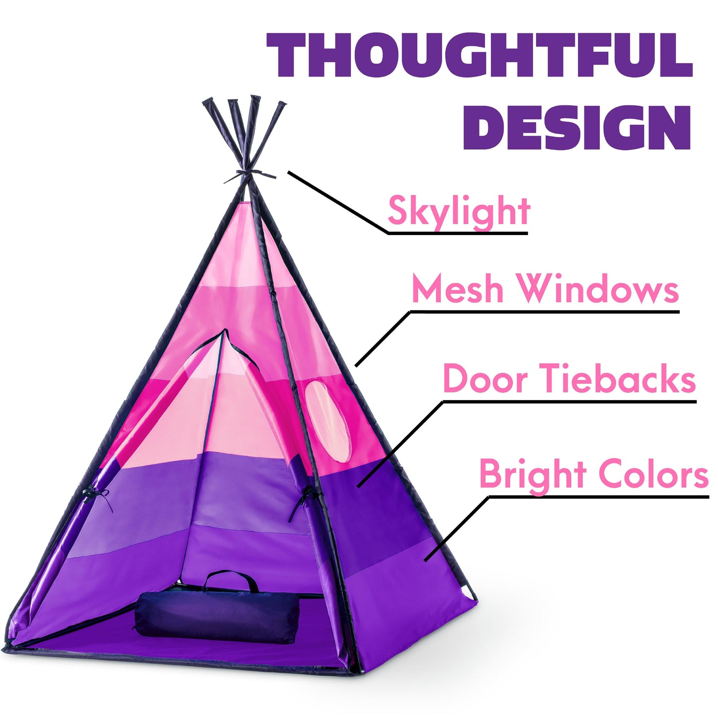 Teepee Tent (Pink)