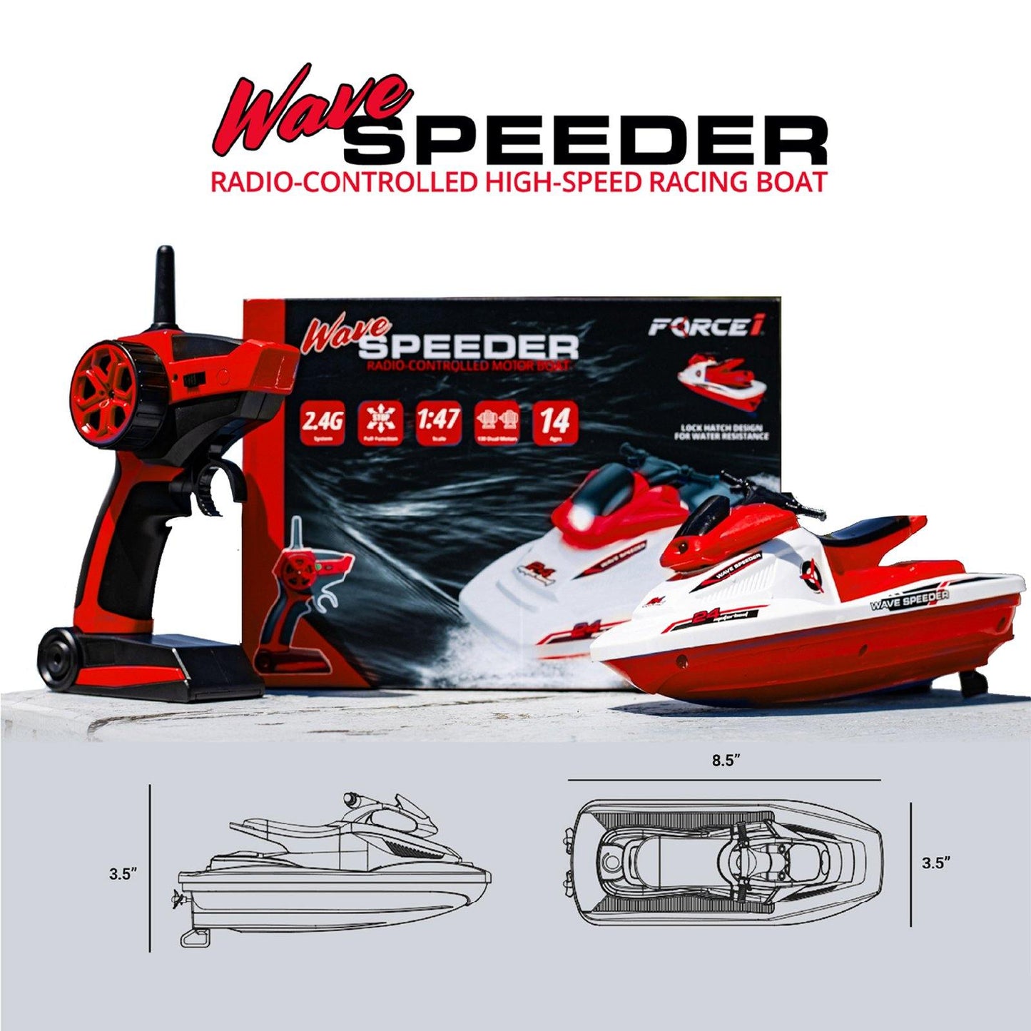 Wave Speeder RC Motor Boat