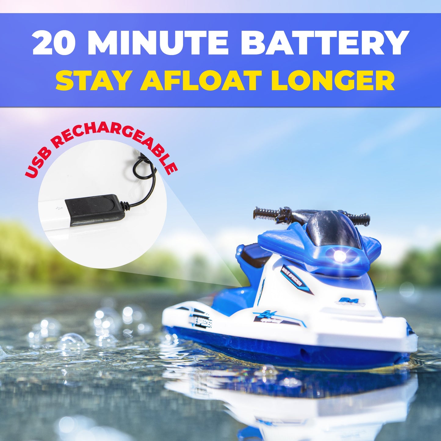 Wave Speeder RC Motor Boat