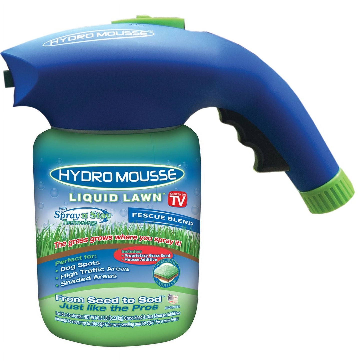 Liquid Lawn Hydro Mousse Spray On Grass Seed