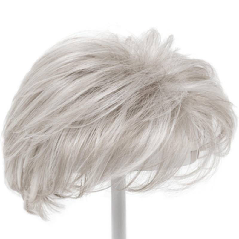 Bluemock 3-4 Inches Hair Topper Short Top Pieces 12 Colors To Choose Pale Silver