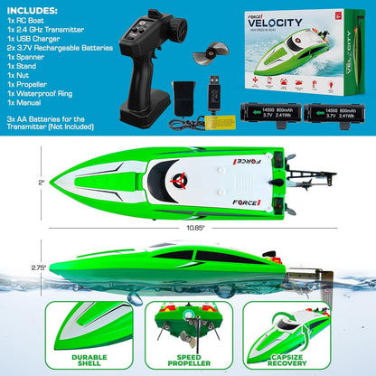Velocity Boat Small - Green