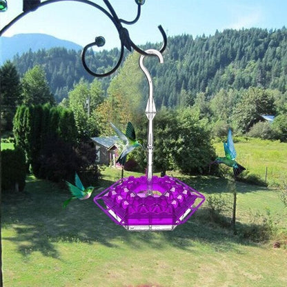 Marys Hummingbird Feeder With Perch And Built-In Ant Moat