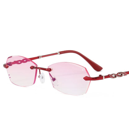 Foldflat Sapphire High Hardness Anti-Blue Progressive Far And Near Dual-Use Reading Glasses