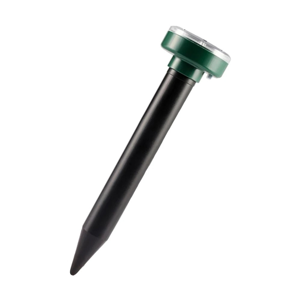 Solar Powered Ultrasonic Mole Pest Rodent Repeller – Outdoor Mouse Repellent Lamp for Yard, Backyard, and Farmland